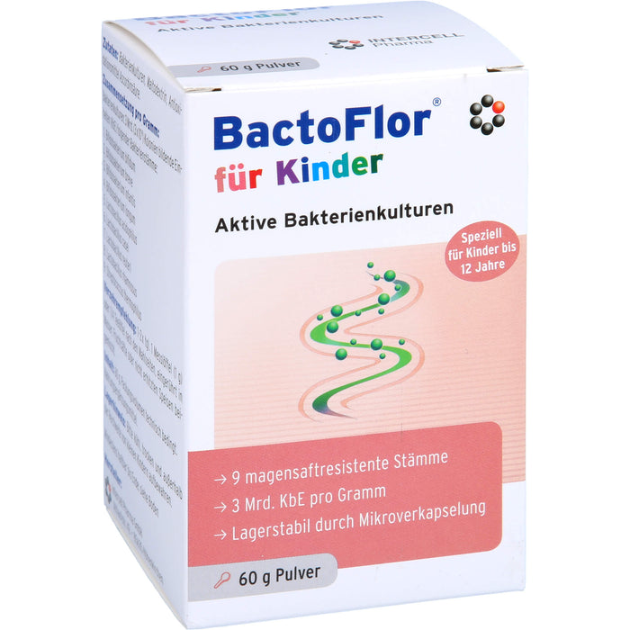 BactoFlor für Kinder aktive Bakterienkulturen Pulver, 60 g Pulver