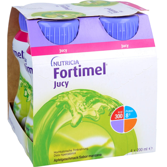 NUTRICIA Fortimel Jucy Trinknahrung mit Apfelgeschmack, 800 ml Solution