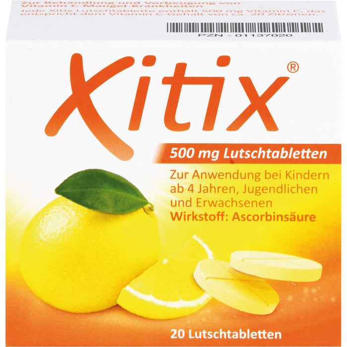 Xitix 500 mg Lutschtabletten, 20 pc Tablettes