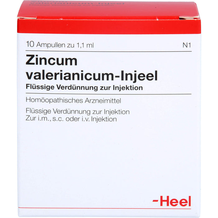 Zincum valerianicum Injeel flüssige Verdünnung, 10 pc Ampoules