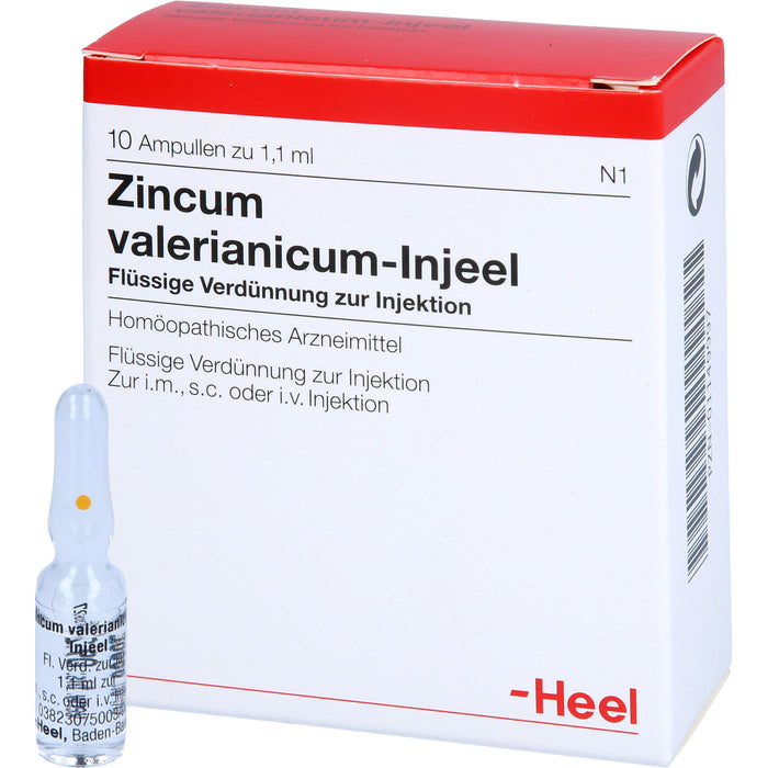 Zincum valerianicum Injeel flüssige Verdünnung, 10 pc Ampoules