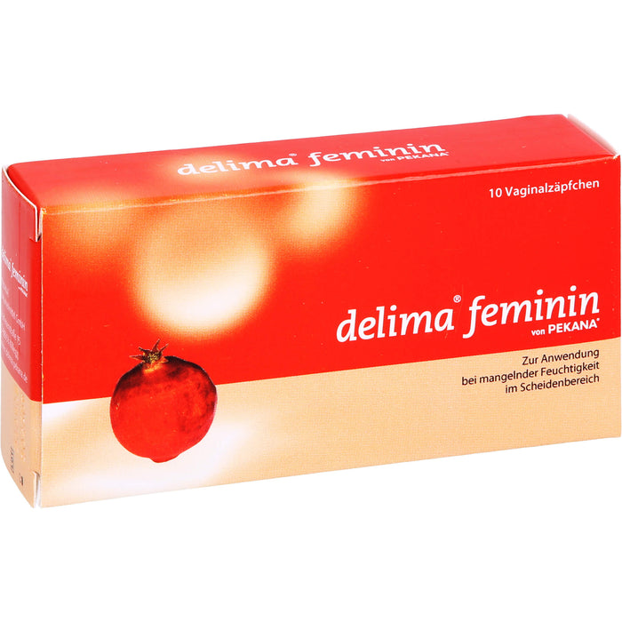 PEKANA delima feminin Vaginalzäpfchen, 10 St. Zäpfchen