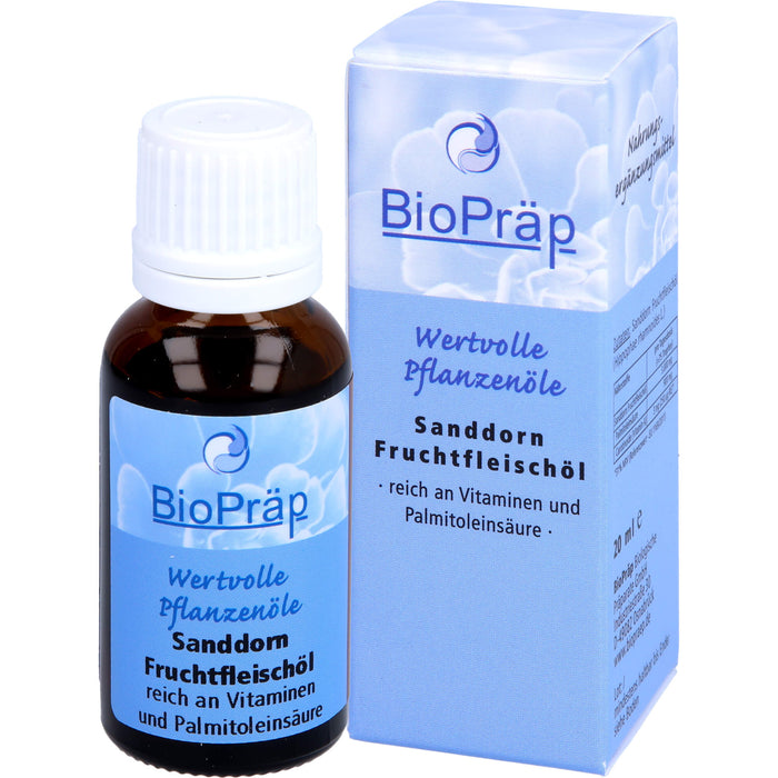 BioPräp Sanddorn Fruchtfleischöl, 20 ml Öl