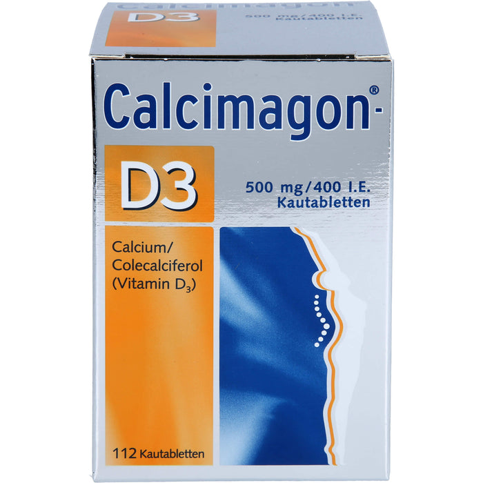 Calcimagon D3 500 mg / 400 I.E. Kautabletten, 112 St. Tabletten