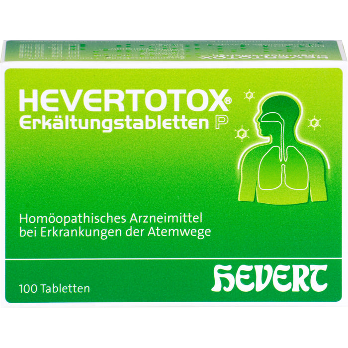 Hevertotox Erkaeltungs P, 100 pc Tablettes