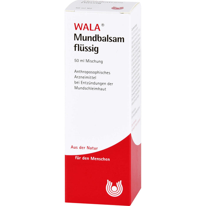 WALA Mundbalsam flüssig bei Erkrankungen des Mund- und Rachenraumes, 50 ml Solution