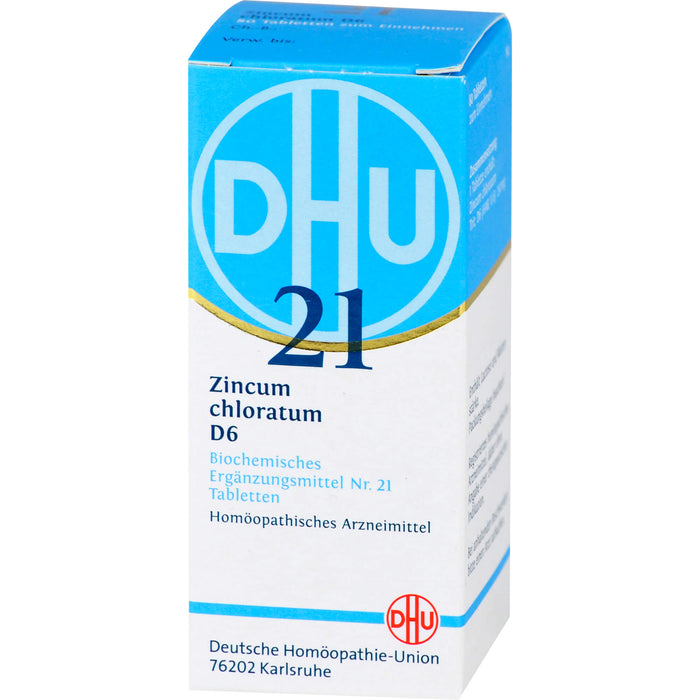 DHU Schüßler-Salz Nr. 21 Zincum chloratum D6 Tabletten, 80 St. Tabletten