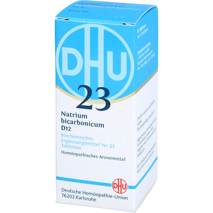 DHU Schüßler-Salz Nr. 23 Natrium bicarbonicum D12 Tabletten, 80 pcs. Tablets