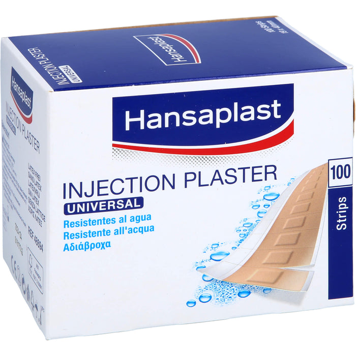 Hansaplast Injection Plaster Universal Injektionspflaster Wasser abweisend, 100 pcs. Patch