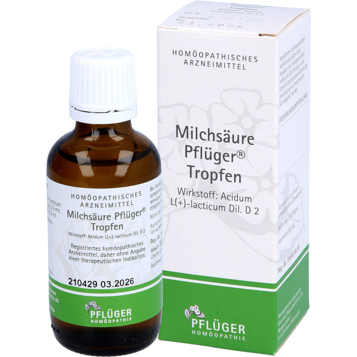 Milchsäure Pflüger Tropfen, 50 ml TRO