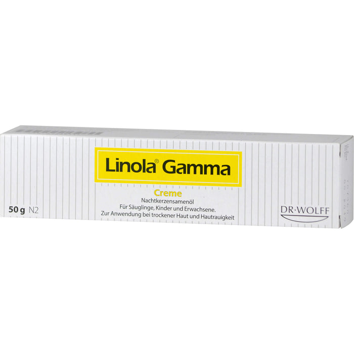 Linola Gamma Creme zur Anwendung bei trockener Haut und Hautrauigkeit, 50 g Crème