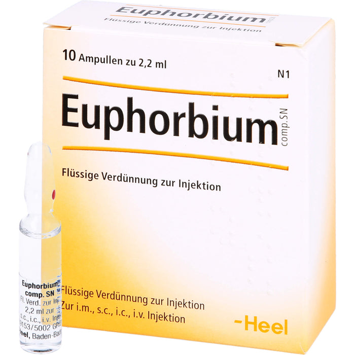 Heel Euphorbium comp. SN flüssige Verdünnung zur Injektion, 10 pcs. Ampoules