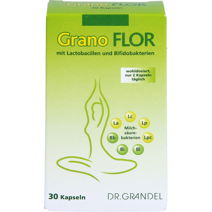 DR. GRANDEL Grano Flor Kapseln mit Milchsäurebakterien, 30 St. Kapseln