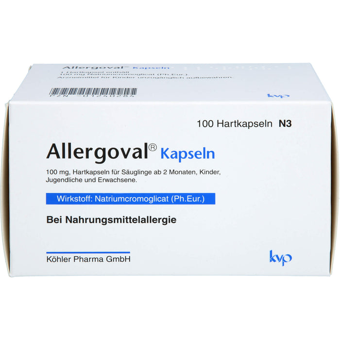 Allergoval Kapseln bei Nahrungsmittelallergie, 100 pc Capsules