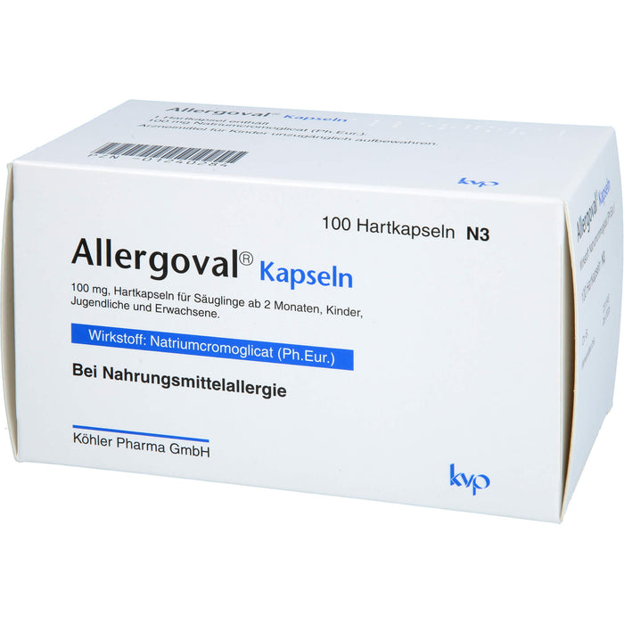 Allergoval Kapseln bei Nahrungsmittelallergie, 100 pc Capsules