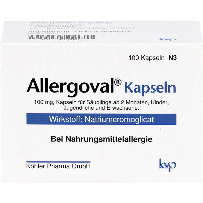 Allergoval Kapseln bei Nahrungsmittelallergie, 100 pcs. Capsules