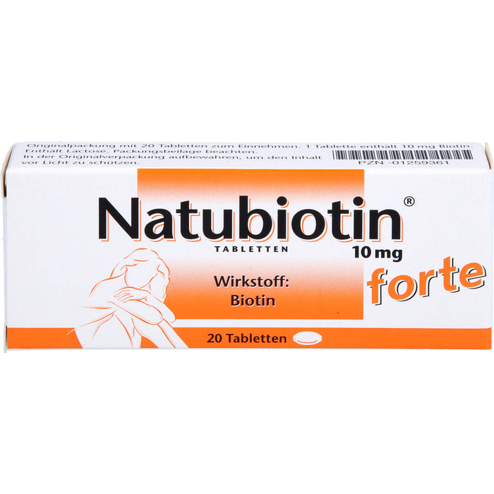 Natubiotin 10mg forte, 20 St TAB