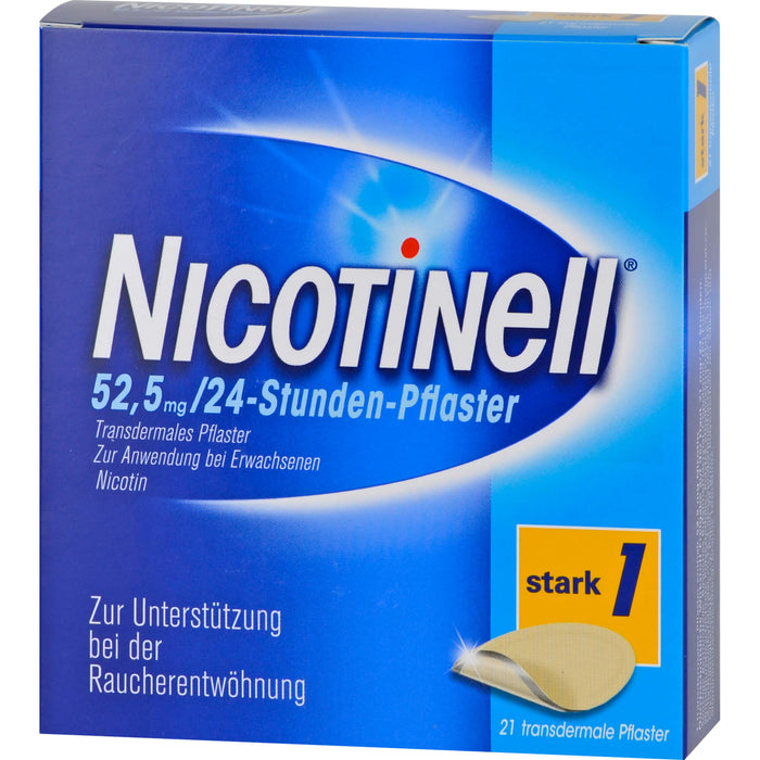 Nicotinell 21 mg/24-Stunden-Pflaster zur Unterstützung bei der Raucherentwöhnung, 21 St. Pflaster