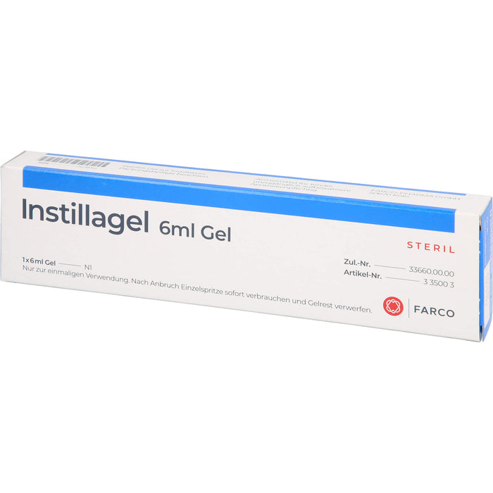 Instillagel steriles Gel, 6 ml Gel