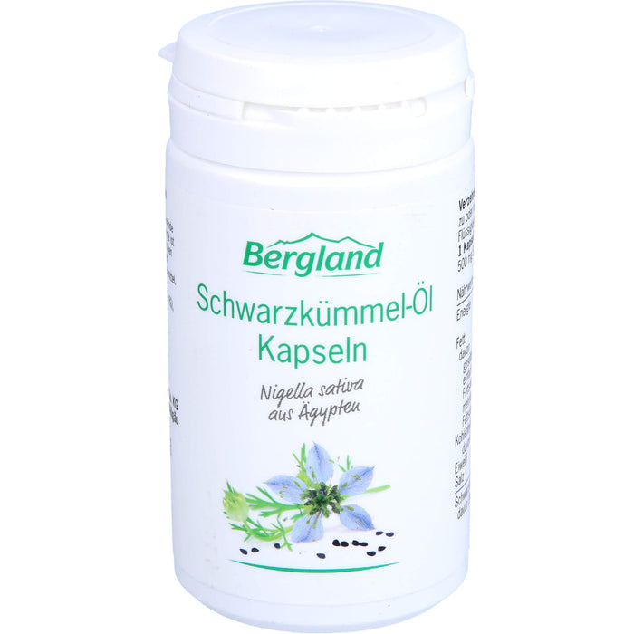 Bergland Schwarzkümmel-Öl Kapseln, 75 pcs. Capsules