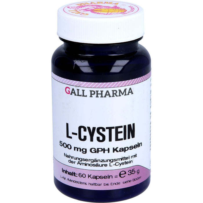 GALL PHARMA L-Cystein 500 mg GPH Kapseln, 60 pc Capsules