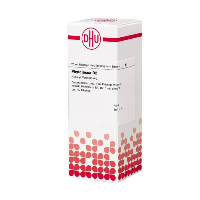 DHU Phytolacca D2 Dilution, 20 ml Lösung