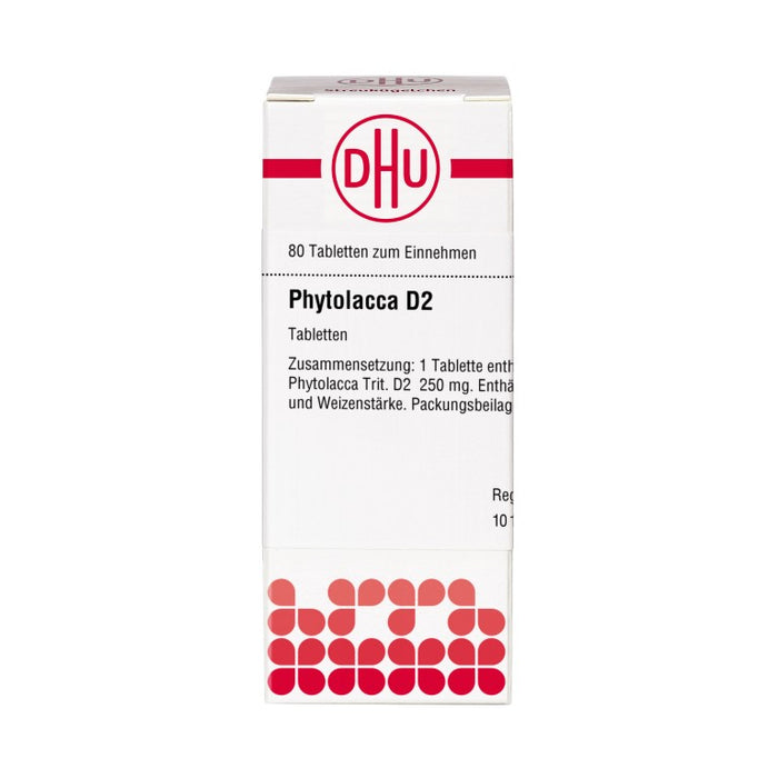 DHU Phytolacca D2 Tabletten, 80 pcs. Tablets