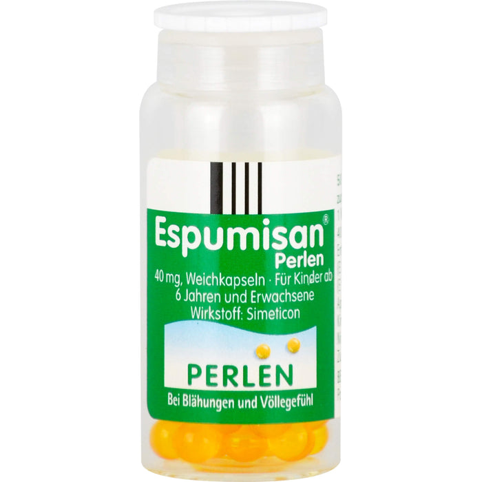 Espumisan Perlen Weichkapseln bei Blähungen und Völlegefühl, 50 pcs. Capsules