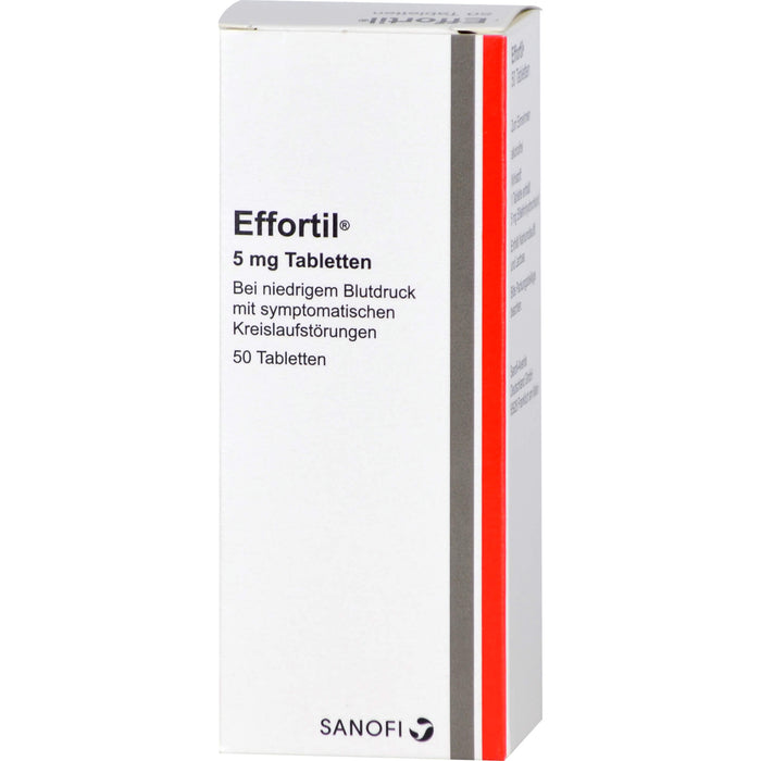 Effortil Tabletten bei niedrigem Blutdruck, 50 pcs. Tablets