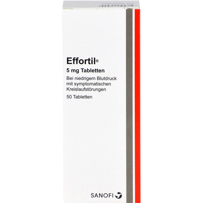 Effortil Tabletten bei niedrigem Blutdruck, 50 pcs. Tablets