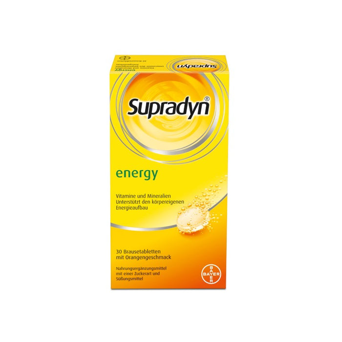 Supradyn energy Brausetabletten mit Orangengeschmack, 30 pc Tablettes