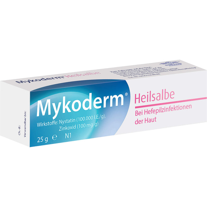 Mykoderm Heilsalbe bei Hefepilzinfektionen der Haut, 25 g Ointment