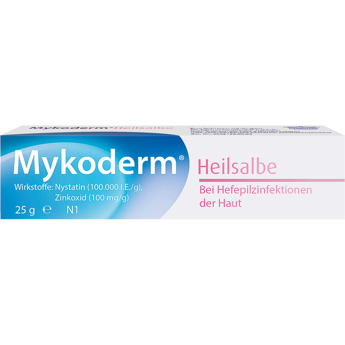 Mykoderm Heilsalbe bei Hefepilzinfektionen der Haut, 25 g Ointment