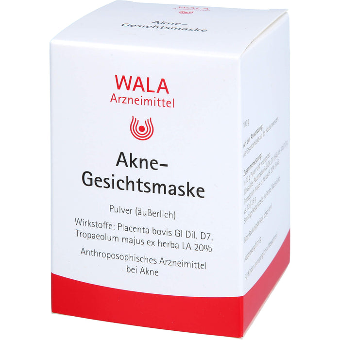 WALA Akne-Gesichtsmaske Pulver, 100 g Pulver