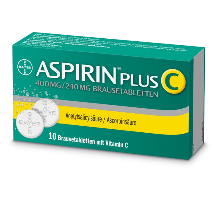 ASPIRIN plus C Brausetabletten, 10 pcs. Tablets