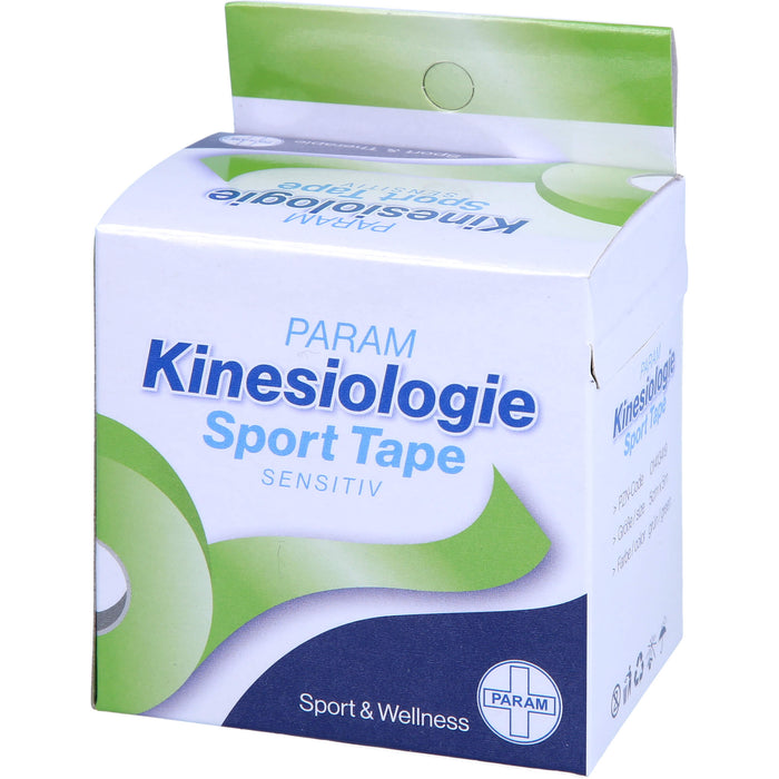 Kinesiologie Sport Tape 5cm x 5m Gruen, 1 pc Pansement