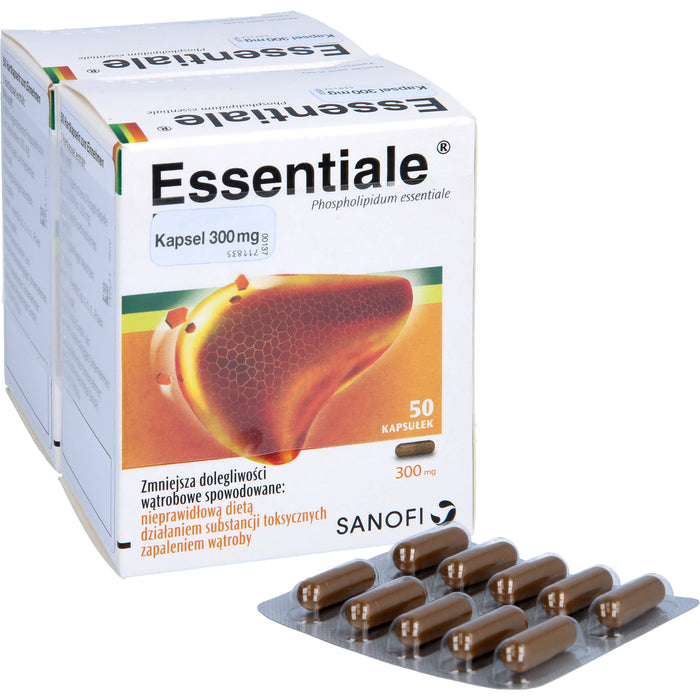 EMRA-MED Essentiale Kapseln 300 mg bei akuten und chronischen Lebererkrankungen Reimport EMRAmed, 100 St. Kapseln