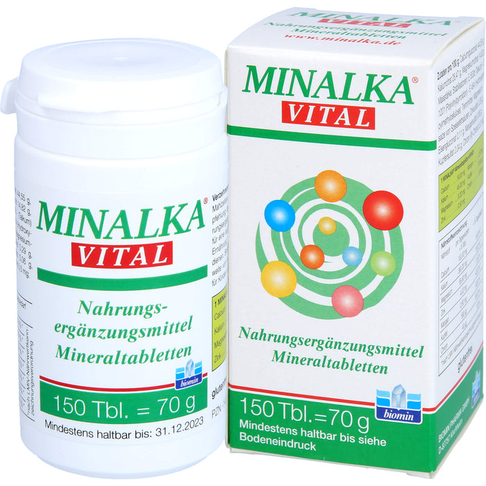 MINALKA vital Mineraltabletten, 150 pc Tablettes