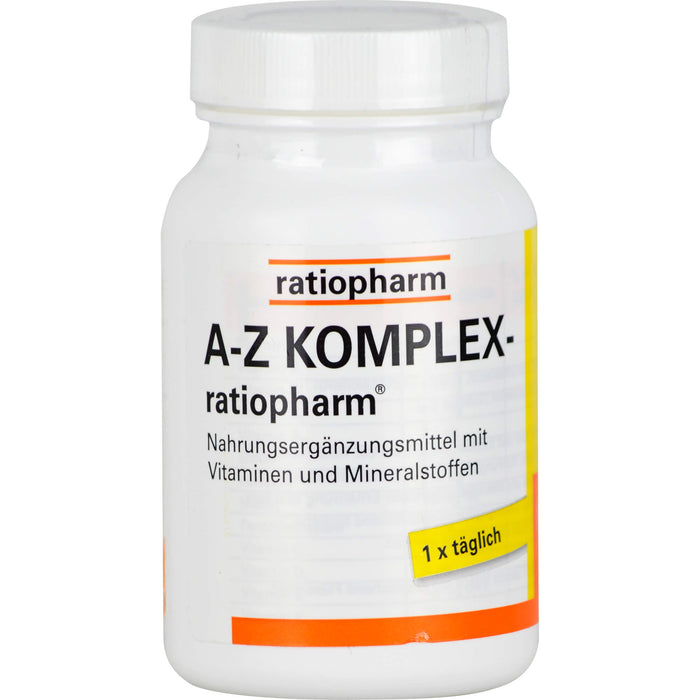 A-Z Komplex-ratiopharm Tabletten, 100 pcs. Tablets