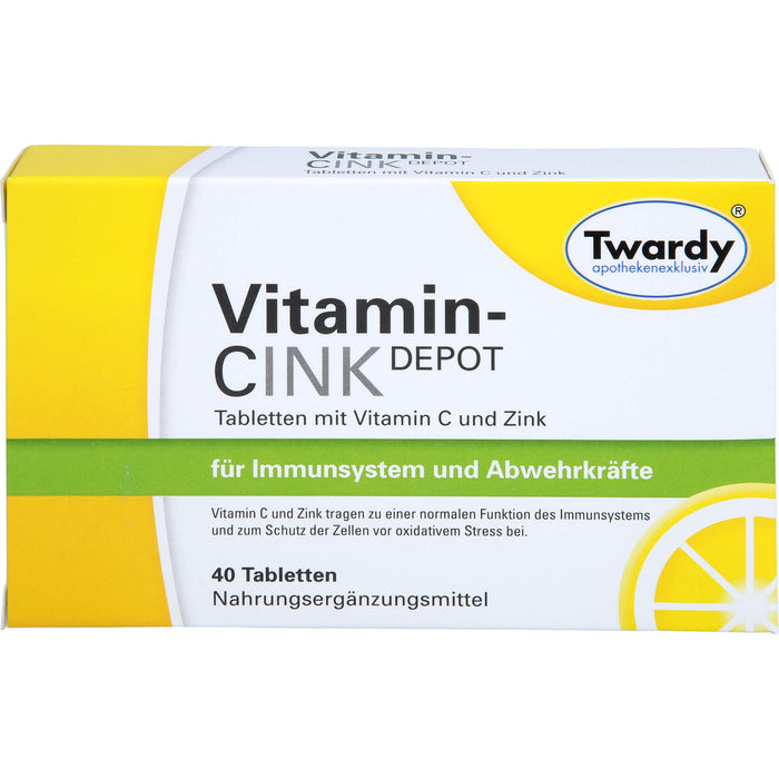 Twardy Vitamin-Cink Depot Tabletten, 40 pcs. Tablets