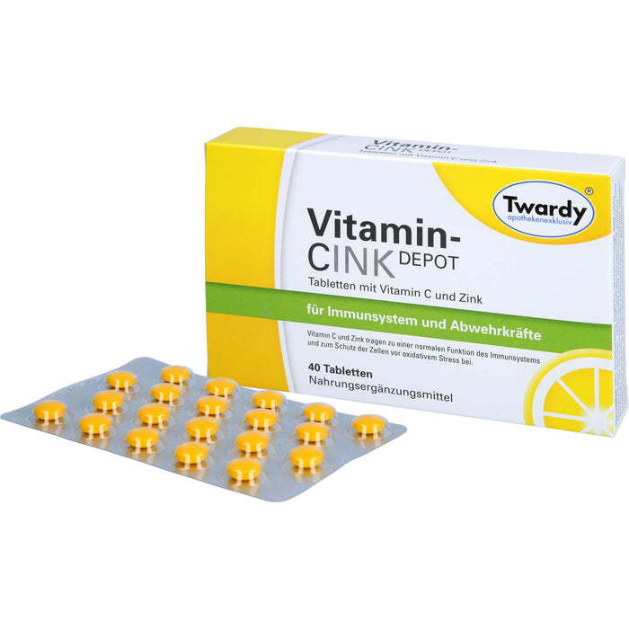 Twardy Vitamin-Cink Depot Tabletten, 40 pc Tablettes