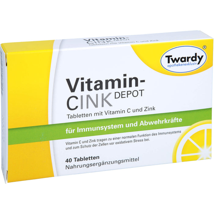 Twardy Vitamin-Cink Depot Tabletten, 40 pc Tablettes