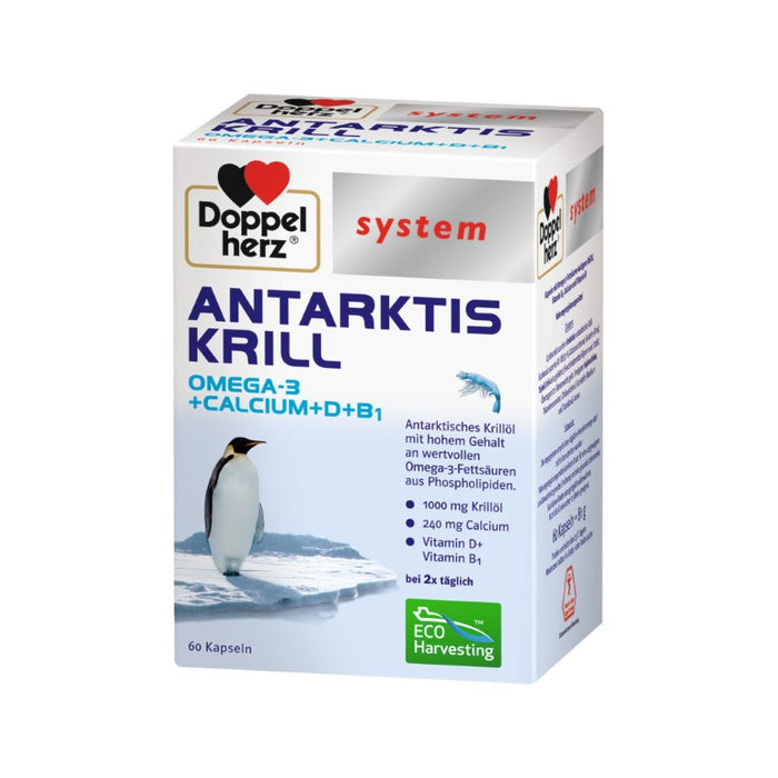 Doppelherz System Antarktis Krill Kapseln, 60 pc Capsules