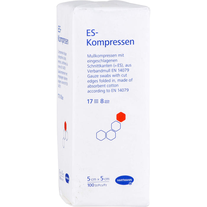 HARTMANN ES-Kompressen unsteril 5 cm x 5 cm, 100 St. Kompressen