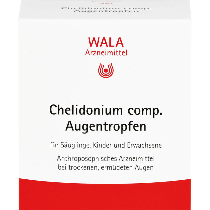 WALA Chelidonium comp Augentropfen bei trockenen, ermüdeten Augen, 30 St. Einzeldosispipetten