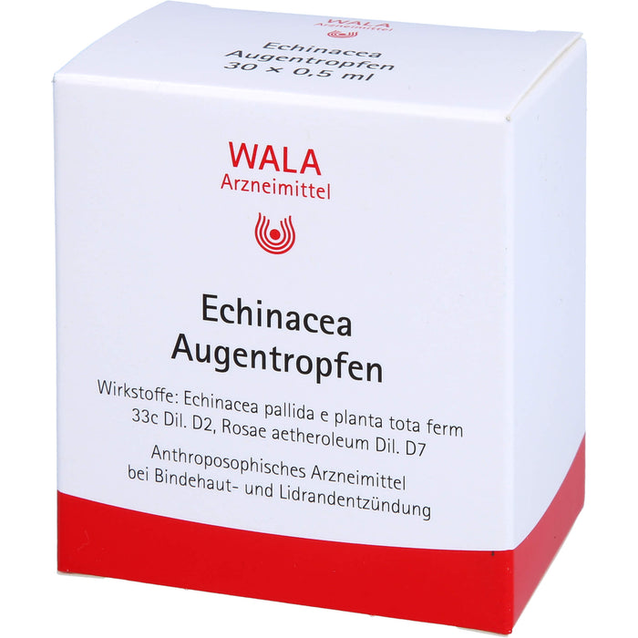 WALA Echinacea Augentropfen bei Bindehaut- und Lidrandentzündung, 30 pc Solution