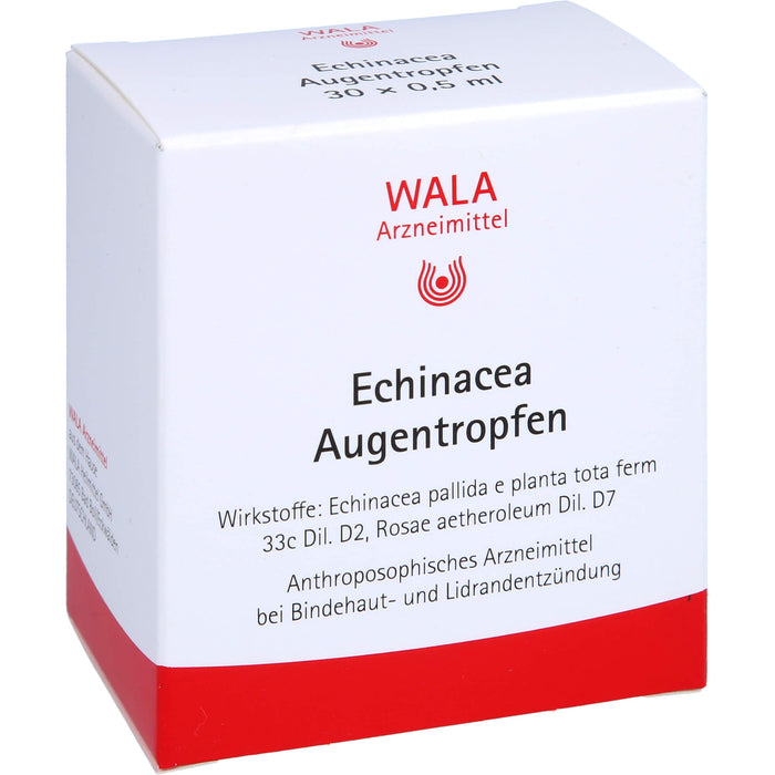 WALA Echinacea Augentropfen bei Bindehaut- und Lidrandentzündung, 30 pc Solution