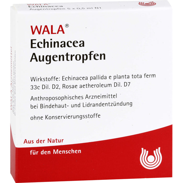 WALA Echinacea Augentropfen, 5 pcs. Single-dose pipettes