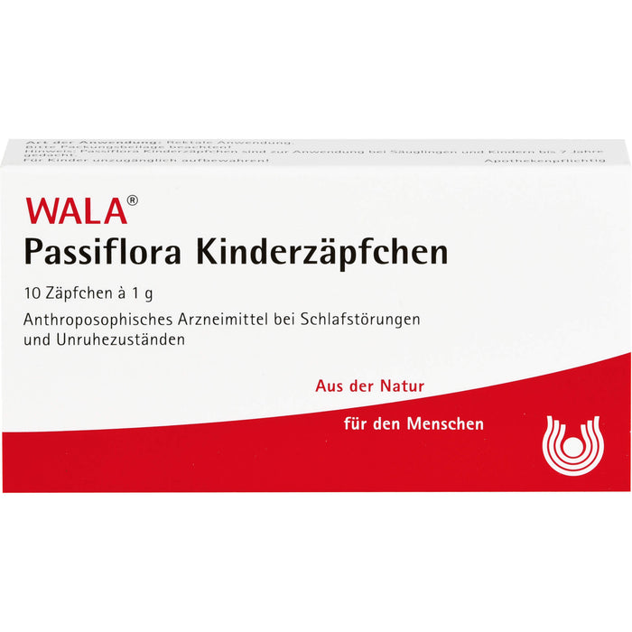 WALA Passiflora Kinderzäpfchen, 10 St. Zäpfchen