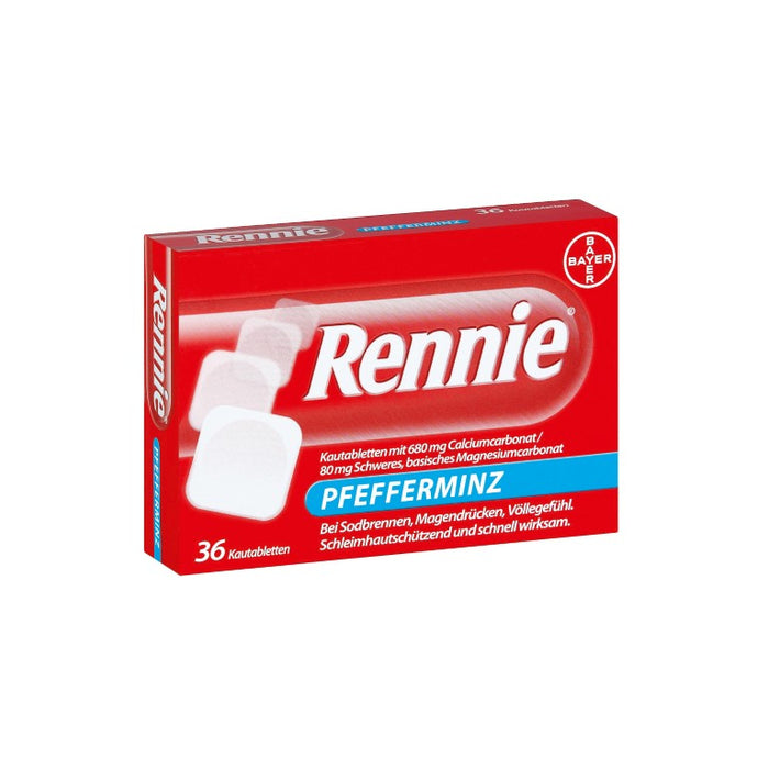 Rennie Pfefferminz Kautabletten, 36 pcs. Tablets